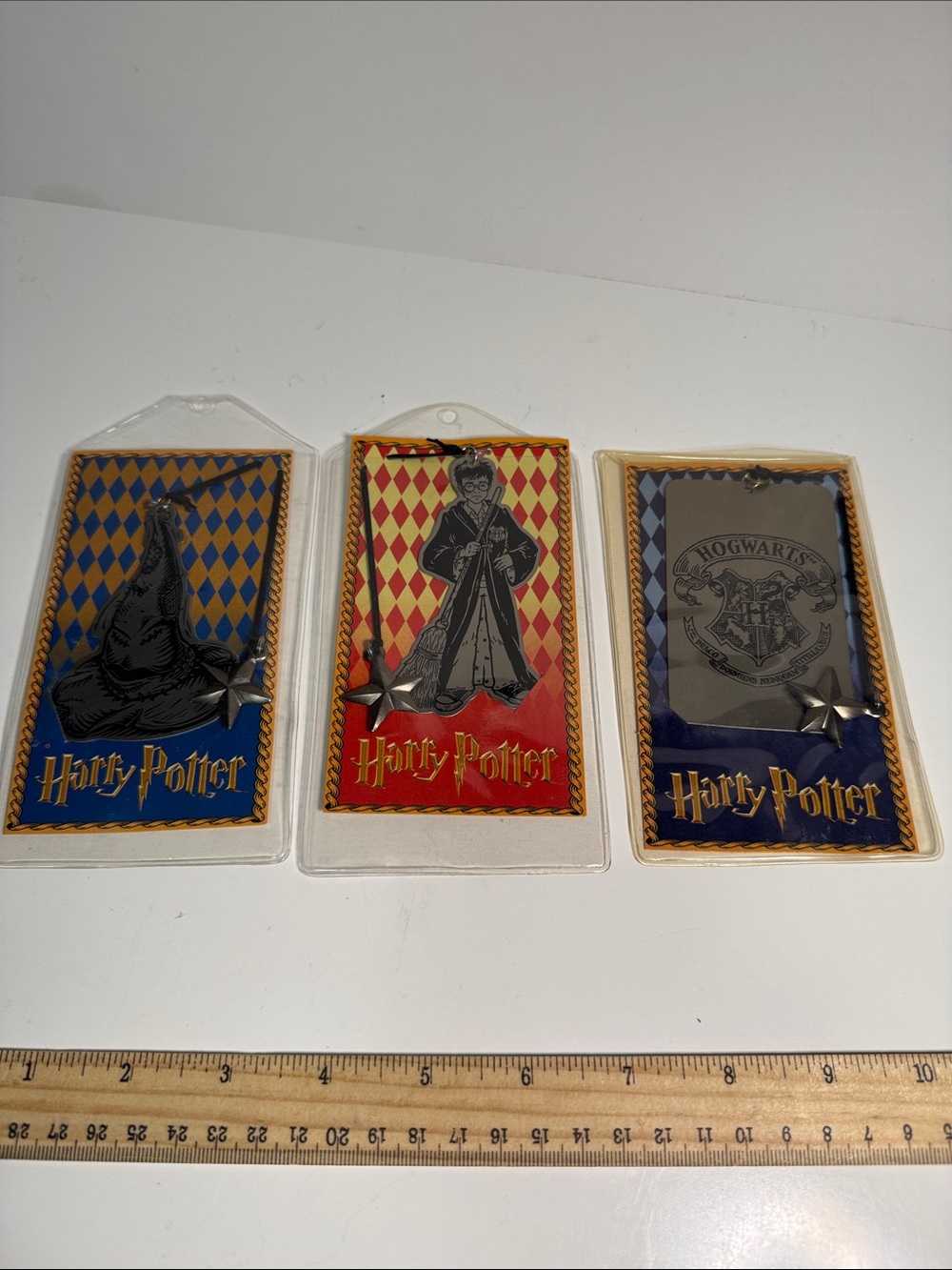 NWT Vintage 2000 collectible Warner Bros. Harry Potter metal bookmarks